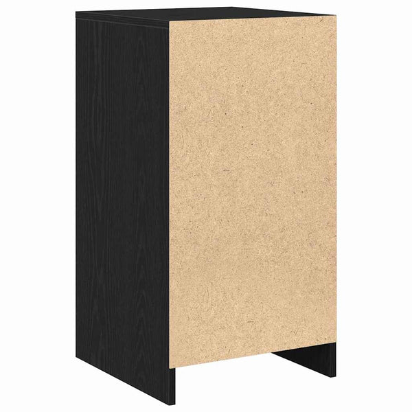 Schwarzes Sideboard Eichen-Optik 40x75cm