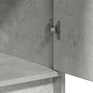 Beton Grau Sideboard 40x75cm
