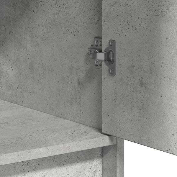 Beton Grau Sideboard 40x75cm