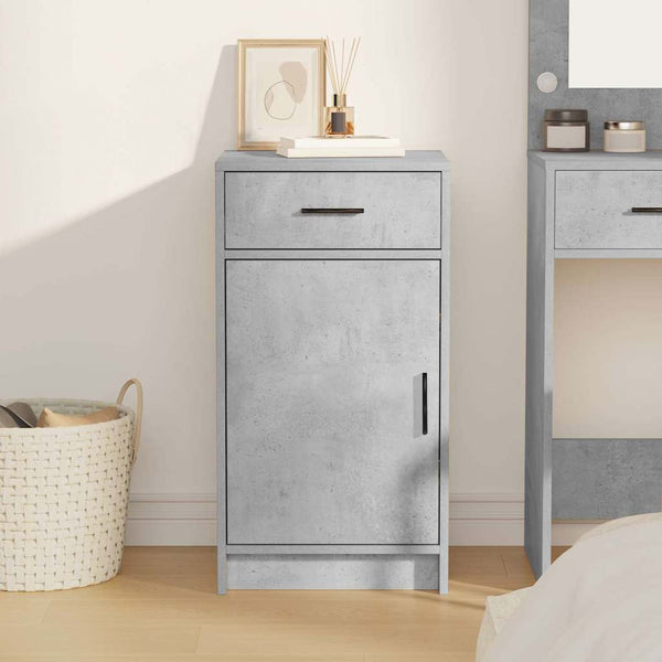 Beton Grau Sideboard 40x75cm