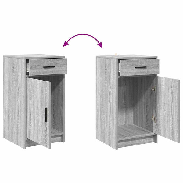 Sideboard Graues Sonoma 40x40,5x75cm