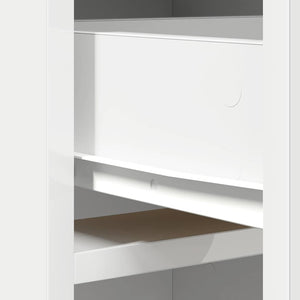 Highboard Weiß mit Schubladen 40x135 cm