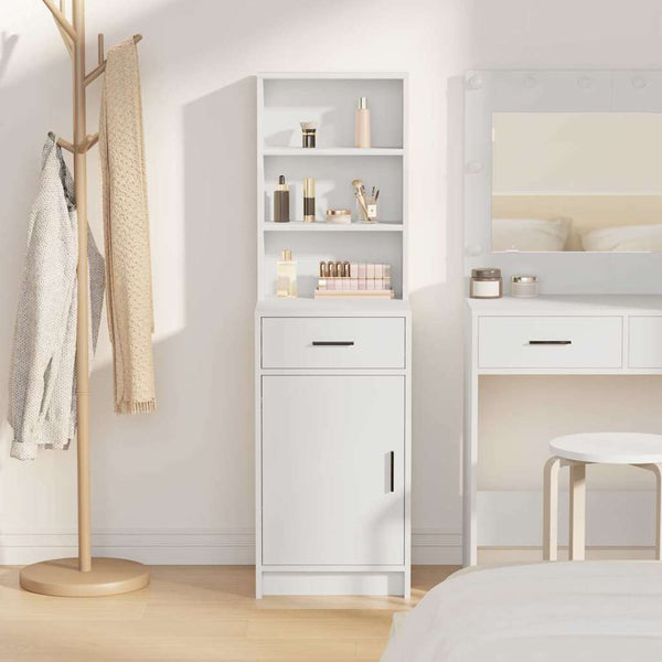 Highboard Weiß mit Schubladen 40x135 cm