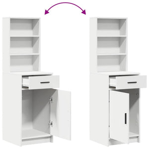 Highboard Weiß mit Schubladen 40x135 cm