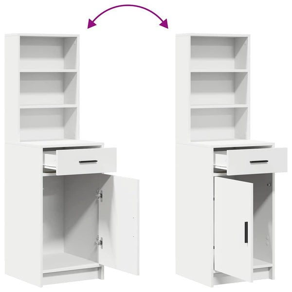 Highboard Weiß mit Schubladen 40x135 cm
