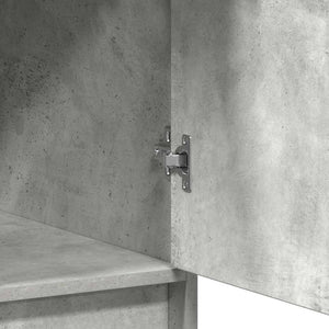 Highboard Beton Grau 40x40,5x135cm