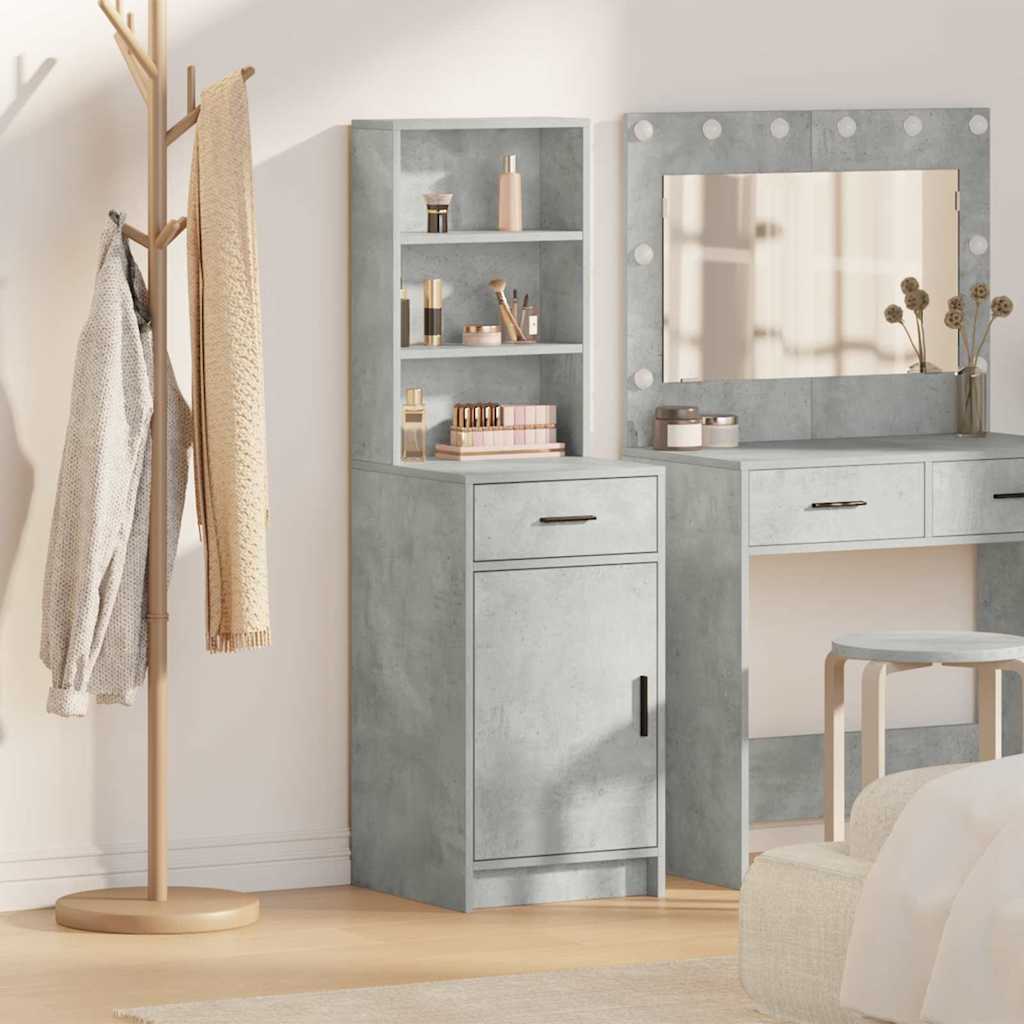 Highboard Beton Grau 40x40,5x135cm