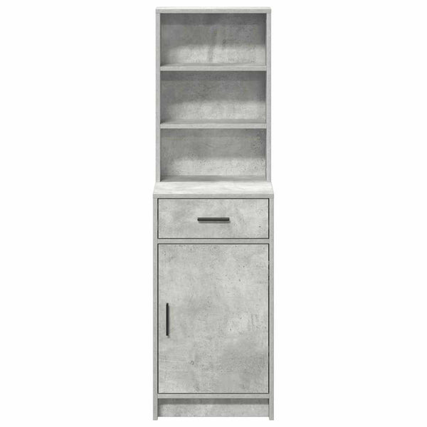 Highboard Beton Grau 40x40,5x135cm