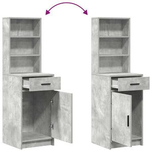 Highboard Beton Grau 40x40,5x135cm