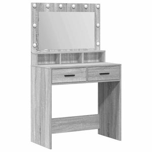 Schminktisch Grau Sonoma 79x41x135cm