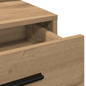 Schminktisch Artisan Eiche mit LED-Beleuchtung