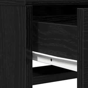 Schminktisch mit Regal Schwarz Eiche