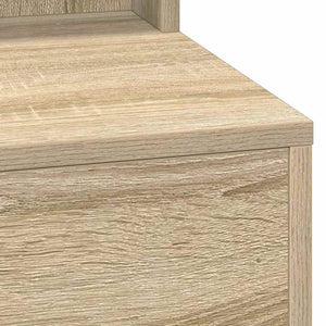 vidaXL Coiffeuse chêne Sonoma 75,5 x 41 x 135 cm Bois d'ingénierie