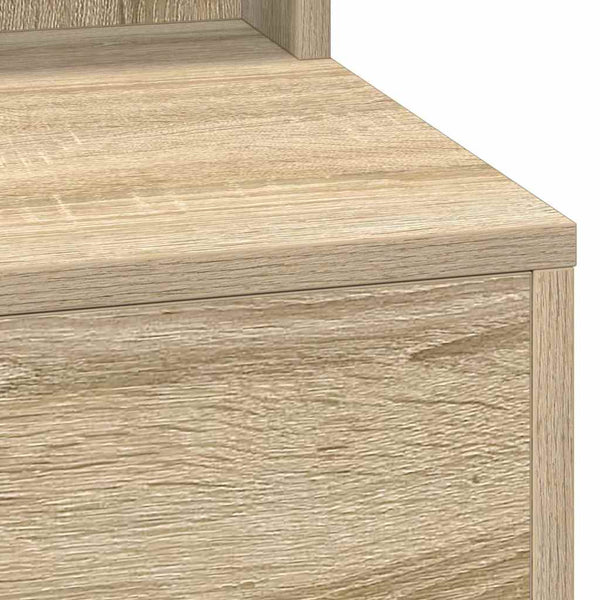 vidaXL Coiffeuse chêne Sonoma 75,5 x 41 x 135 cm Bois d'ingénierie