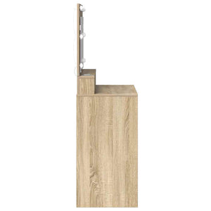 vidaXL Coiffeuse chêne Sonoma 75,5 x 41 x 135 cm Bois d'ingénierie