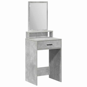 Schminktisch Beton Grau mit Spiegel