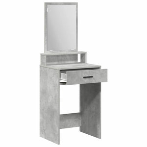 Schminktisch Beton Grau mit Spiegel