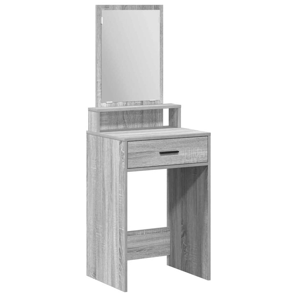 Schminktisch Grau Sonoma 50x41x140cm