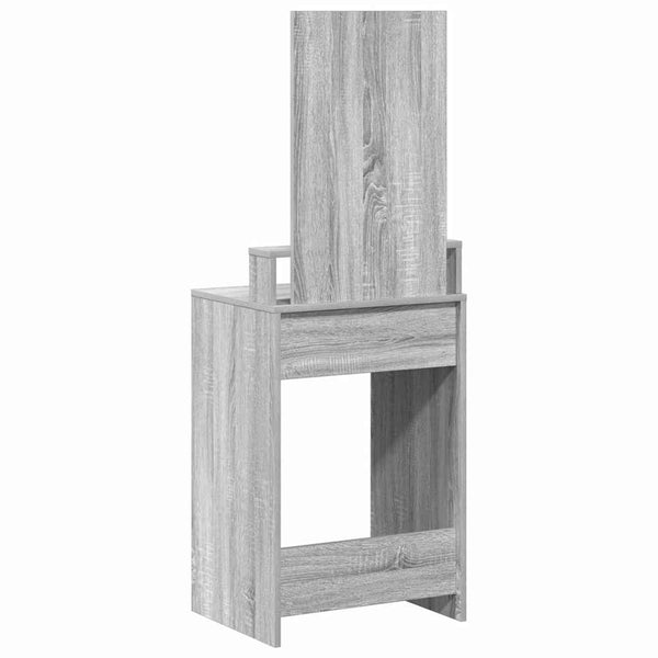 Schminktisch Grau Sonoma 50x41x140cm