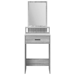 Schminktisch Grau Sonoma 50x41x140cm