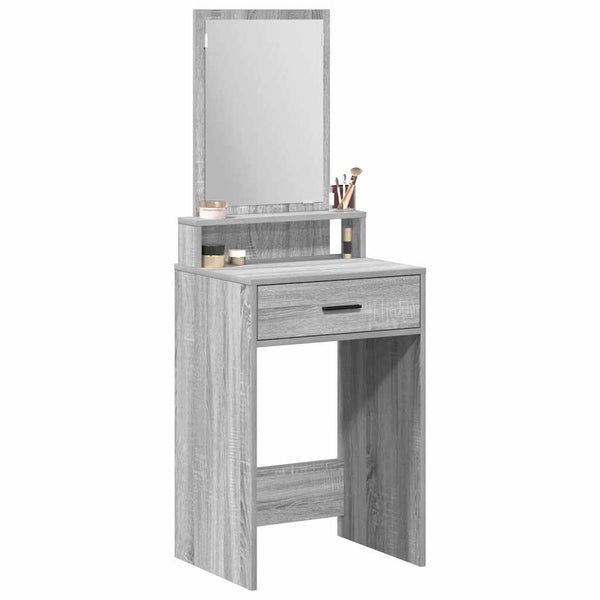 Schminktisch Grau Sonoma 50x41x140cm