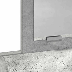 Schminktisch Beton Grau mit Spiegel