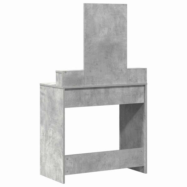 Schminktisch Beton Grau mit Spiegel