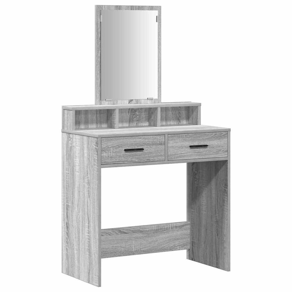 Schminktisch Graues Sonoma Holzwerkstoff