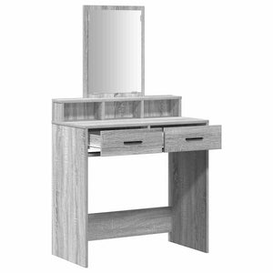 Schminktisch Graues Sonoma Holzwerkstoff