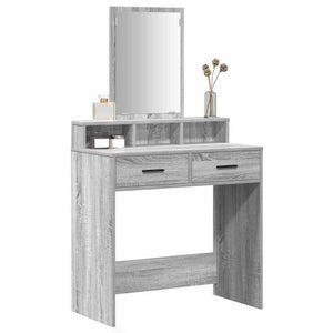 Schminktisch Graues Sonoma Holzwerkstoff