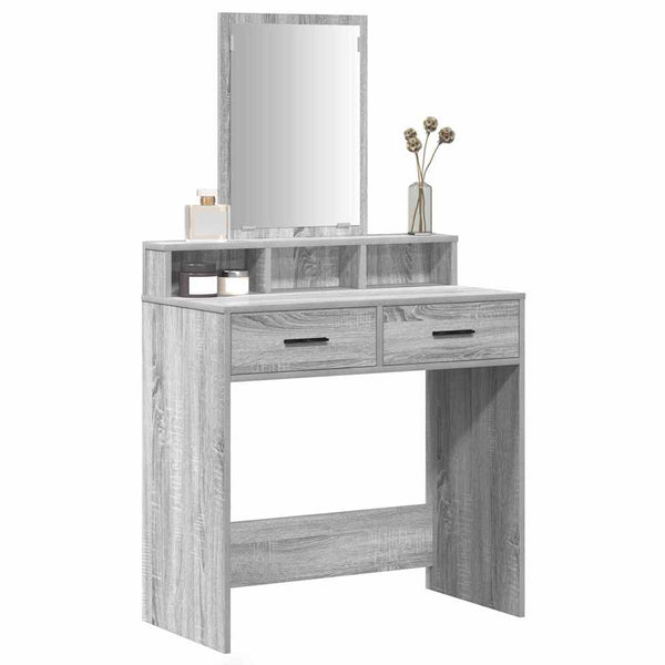 Schminktisch Graues Sonoma Holzwerkstoff