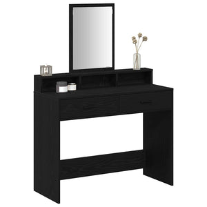 Schminktisch mit Regal Schwarz Eiche