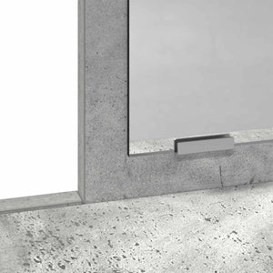 Schminktisch Beton Grau mit Spiegel