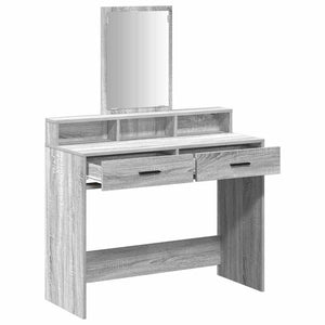 Schminktisch Grau Sonoma 100 cm