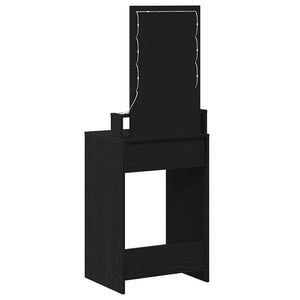 Schminktisch mit Spiegel Schwarz 50x41x140cm
