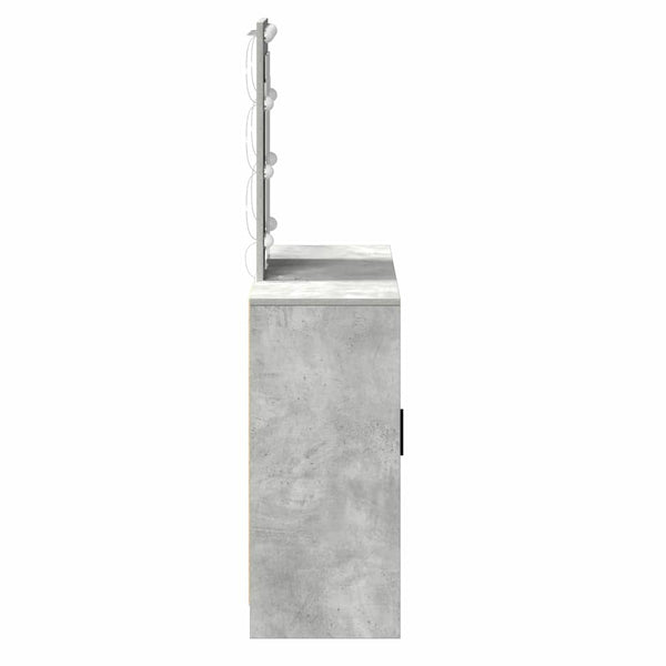 Schminktisch mit Tür Hellgrau, 102cm