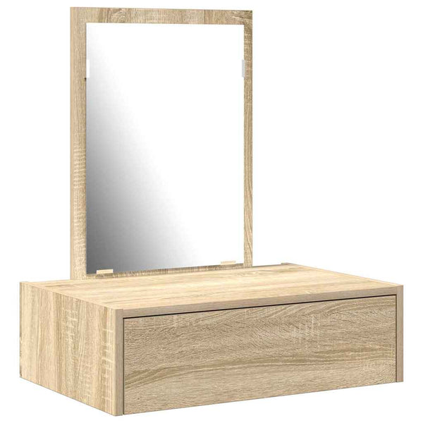 Schminktisch Braun mit Schubladen