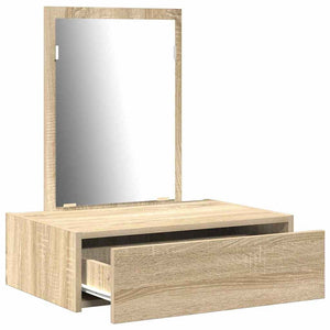 Schminktisch Braun mit Schubladen