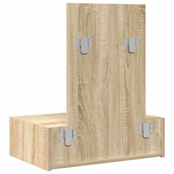 Schminktisch Braun mit Schubladen