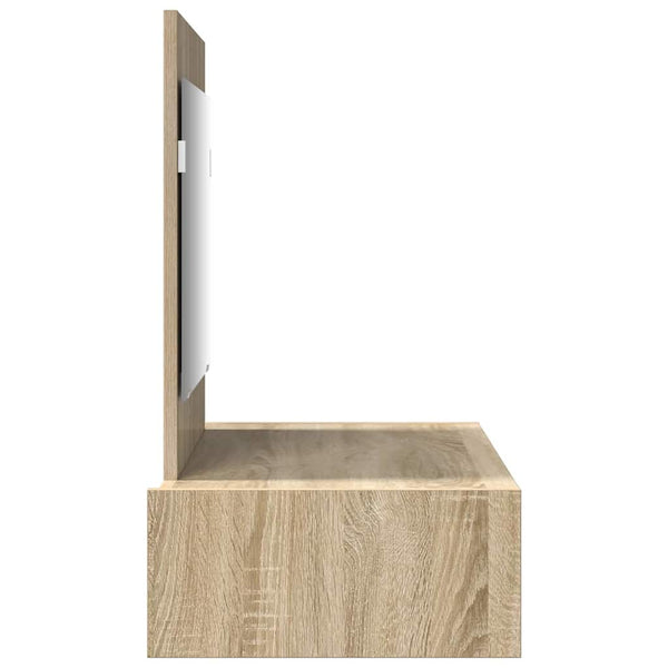 Schminktisch Braun mit Schubladen