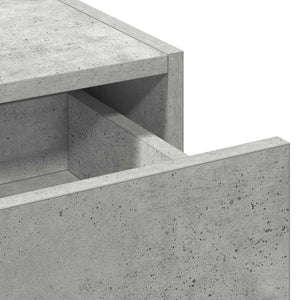 Grauer Schminktisch mit Schubladen