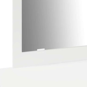 Schminktisch Weiß mit Schubladen 100x40x70 cm