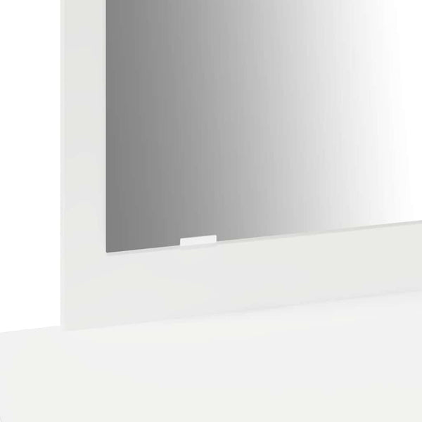 Schminktisch Weiß mit Schubladen 100x40x70 cm