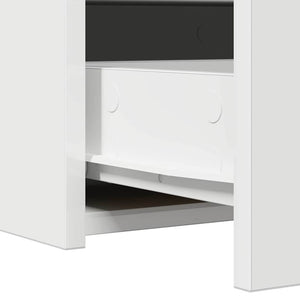 Schminktisch Weiß mit Schubladen 100x40x70 cm