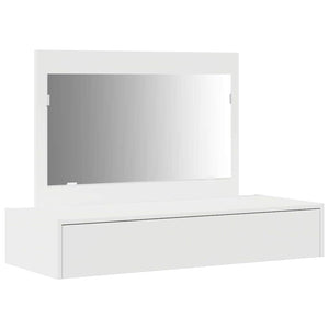 Schminktisch Weiß mit Schubladen 100x40x70 cm
