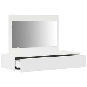 Schminktisch Weiß mit Schubladen 100x40x70 cm