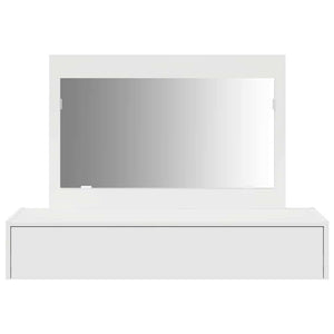 Schminktisch Weiß mit Schubladen 100x40x70 cm