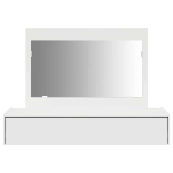 Schminktisch Weiß mit Schubladen 100x40x70 cm