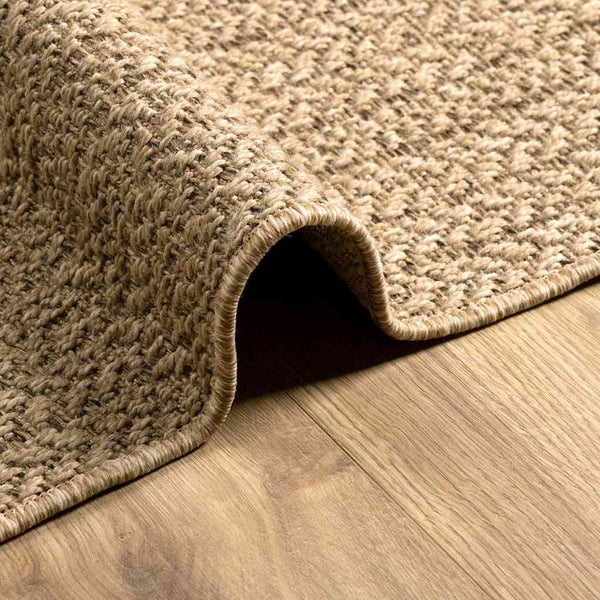 Brauner Polypropylen Teppich ZIZUR 150x80 cm