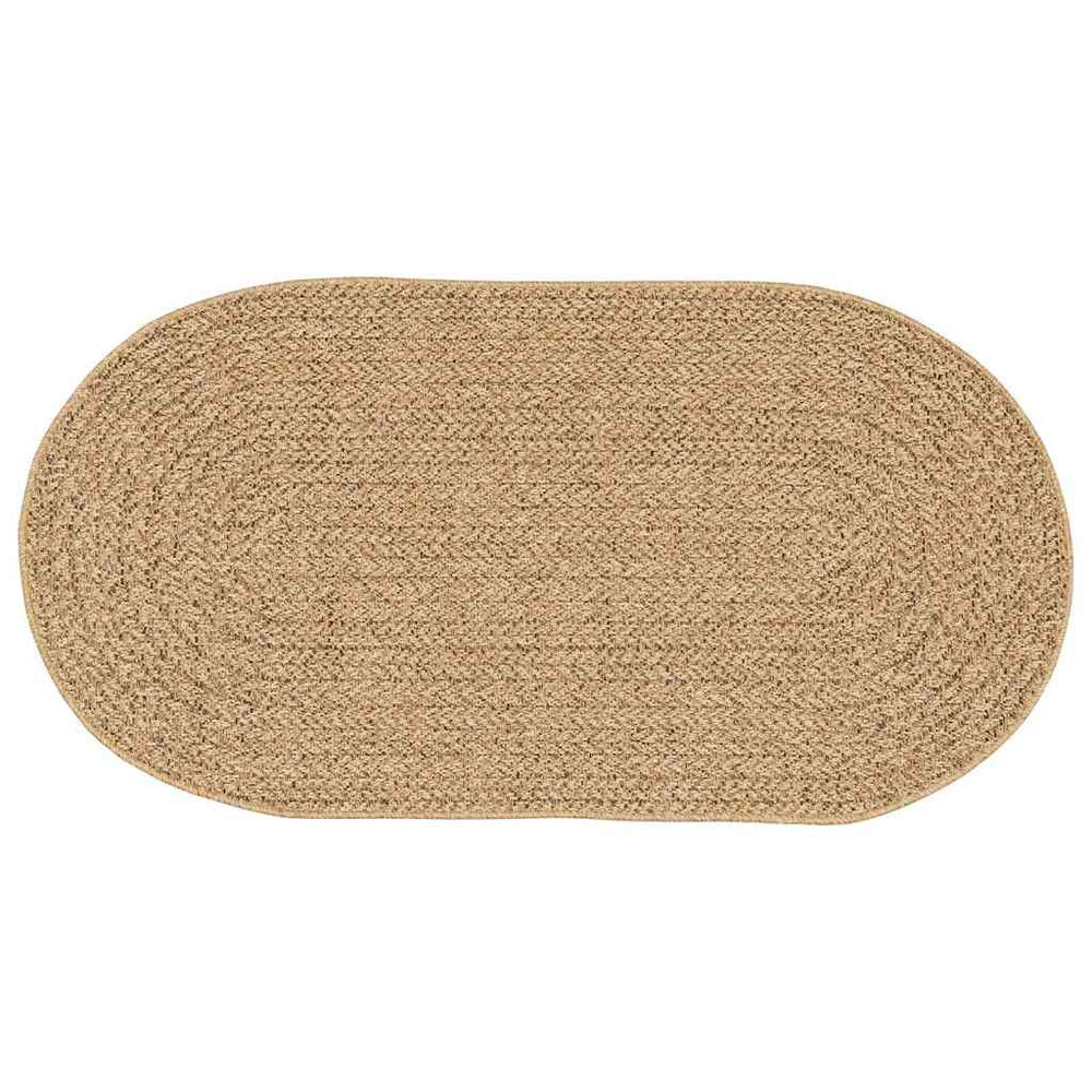 Brauner Polypropylen Teppich ZIZUR 150x80 cm